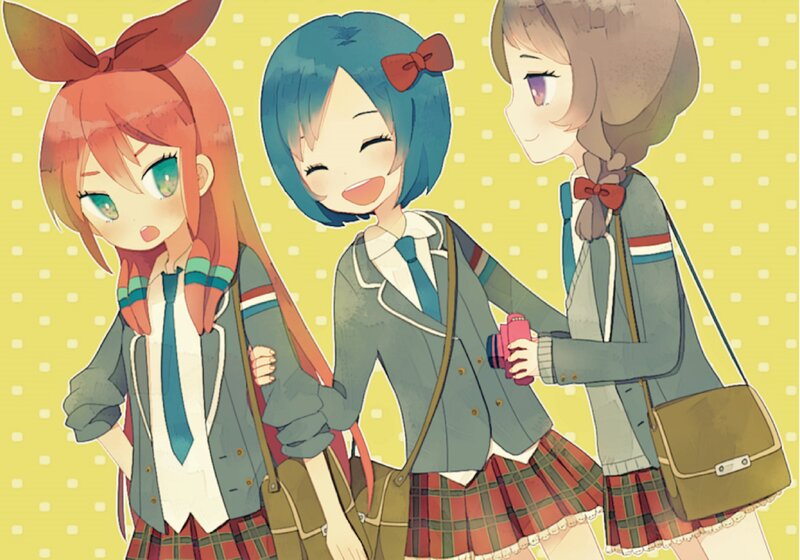 Three Schoolgirls — Yellow