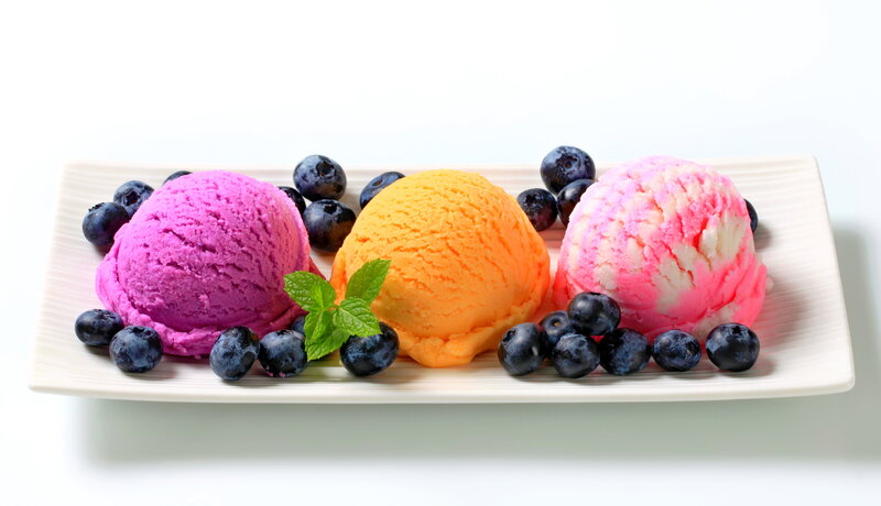 Three Scoops of Ice Cream — Pink