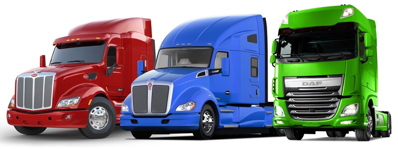 Three Semi-trucks