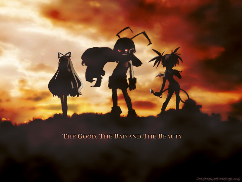 Three Silhouetted Characters