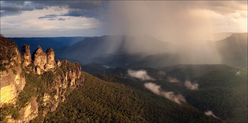 Three Sisters rock formation