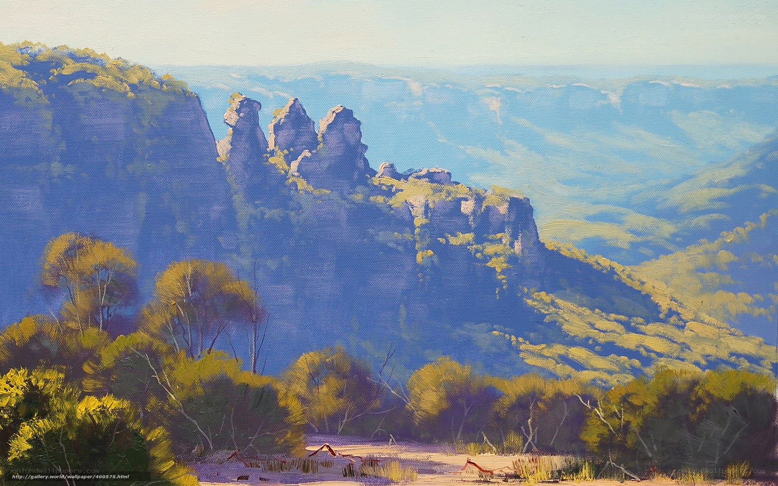 Three Sisters rock formation