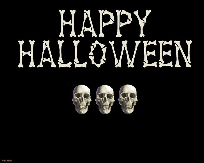 Three Skulls — Black