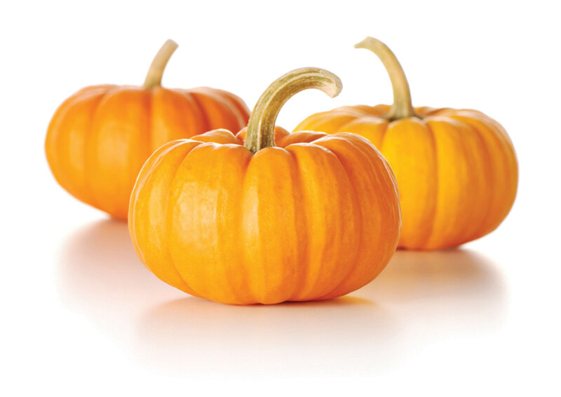 Three Small Pumpkins