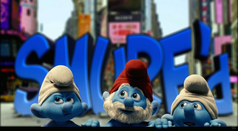 Three Smurfs in City