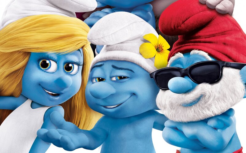 Three Smurfs Together