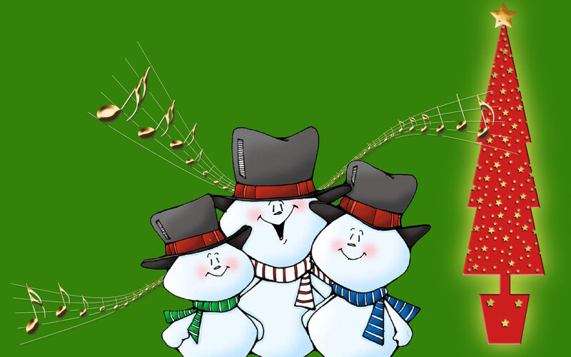 Three Snowmen Singing