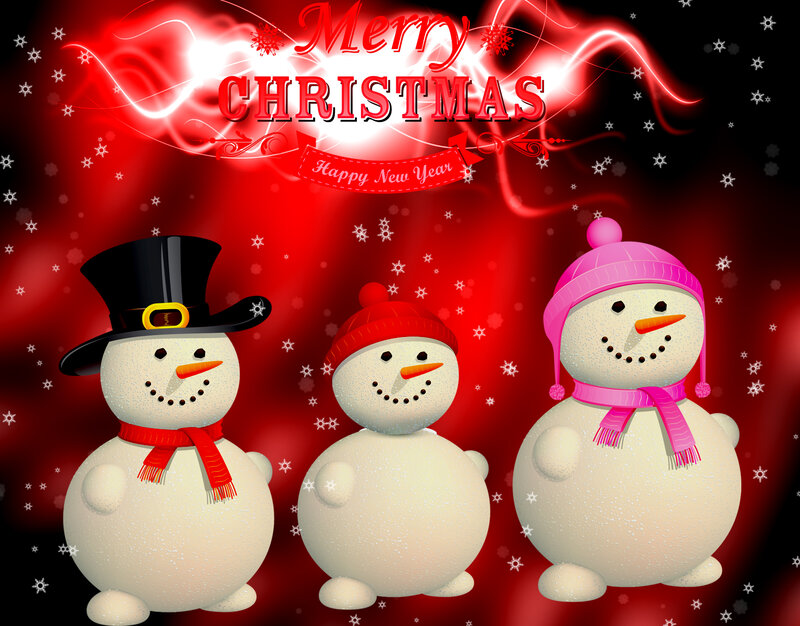 Three Snowmen