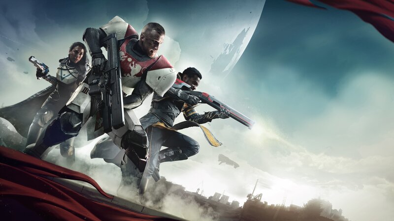 Three Soldiers in Combat — Gray