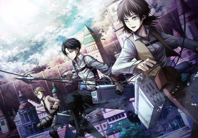 Three Soldiers on Gear