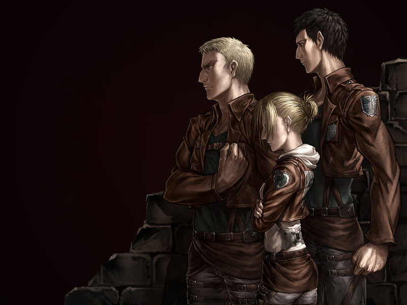 Three Soldiers Standing