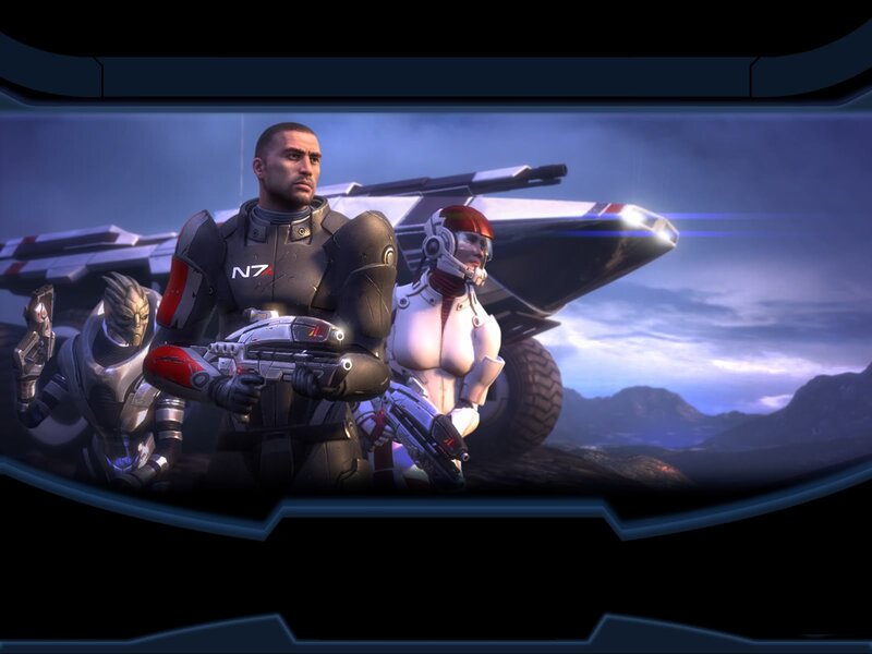 Three Soldiers with Weapons — Blue, Dramatic