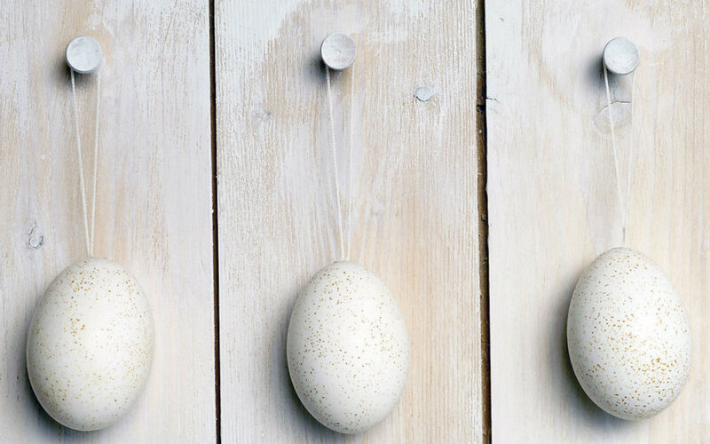 Three Speckled Eggs