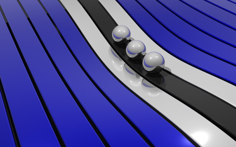 Three Spheres on Track