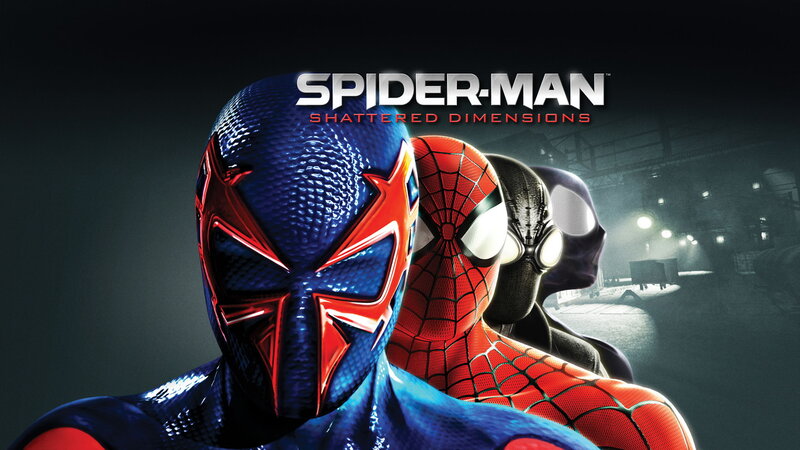 Three Spider-man Characters — Blue