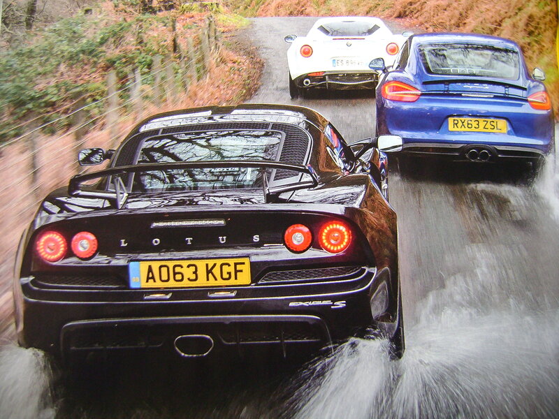 Three Sports Cars — Black, Dynamic