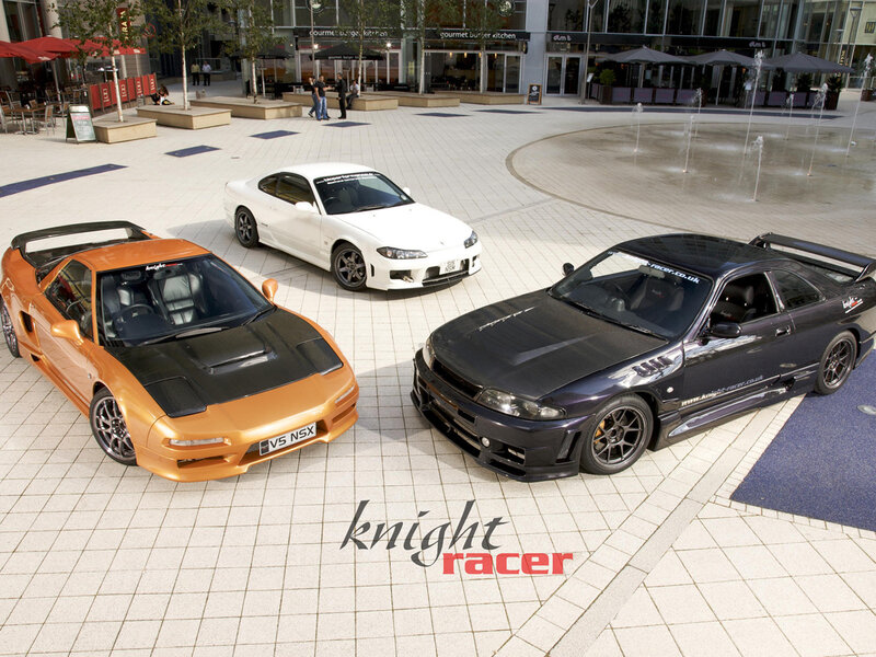 Three Sports Cars — Orange