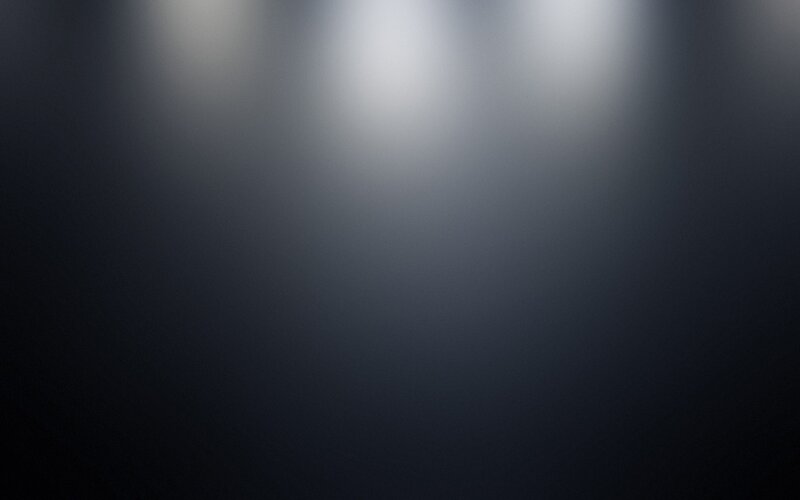 Three Spotlights on Dark Background