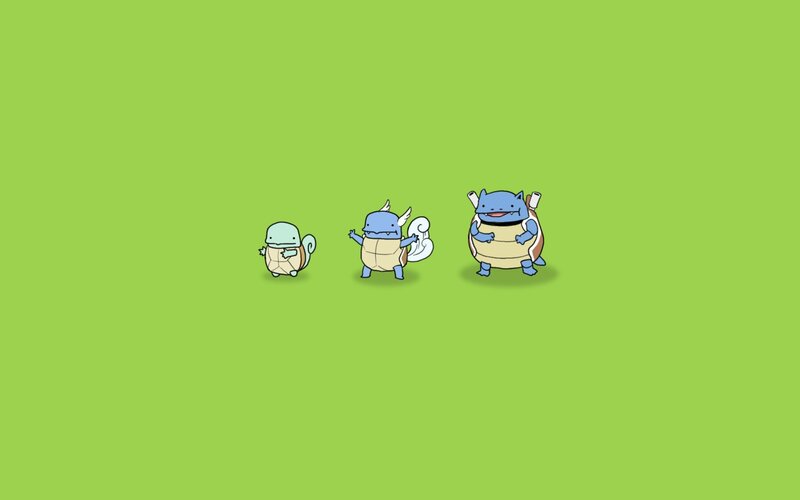 Three Squirtle Evolutions