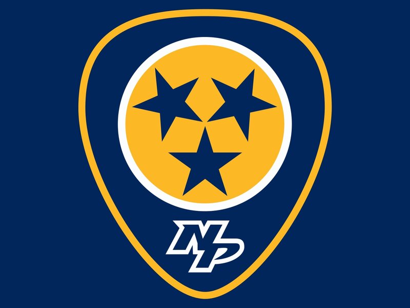 Three Stars Logo — Blue