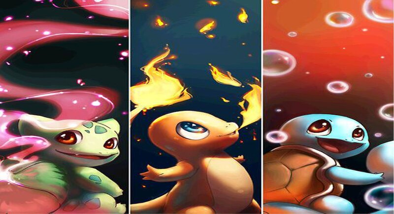 Three Starter Pokémon