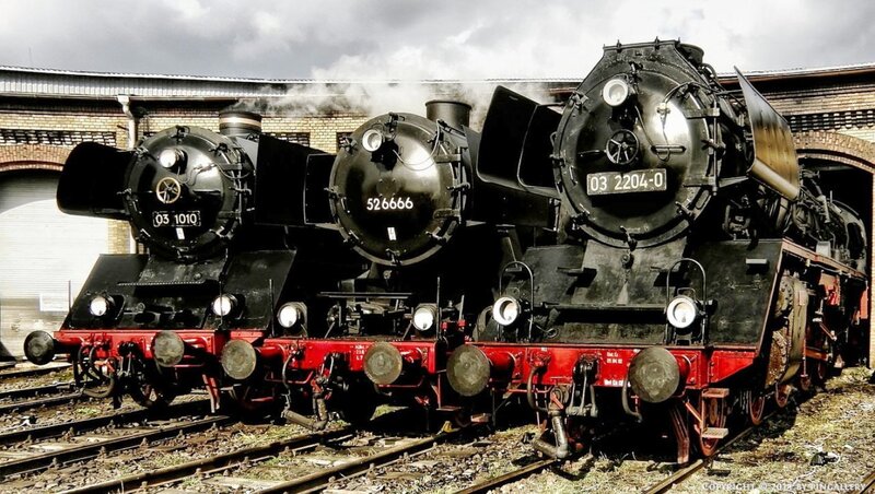 Three Steam Locomotives