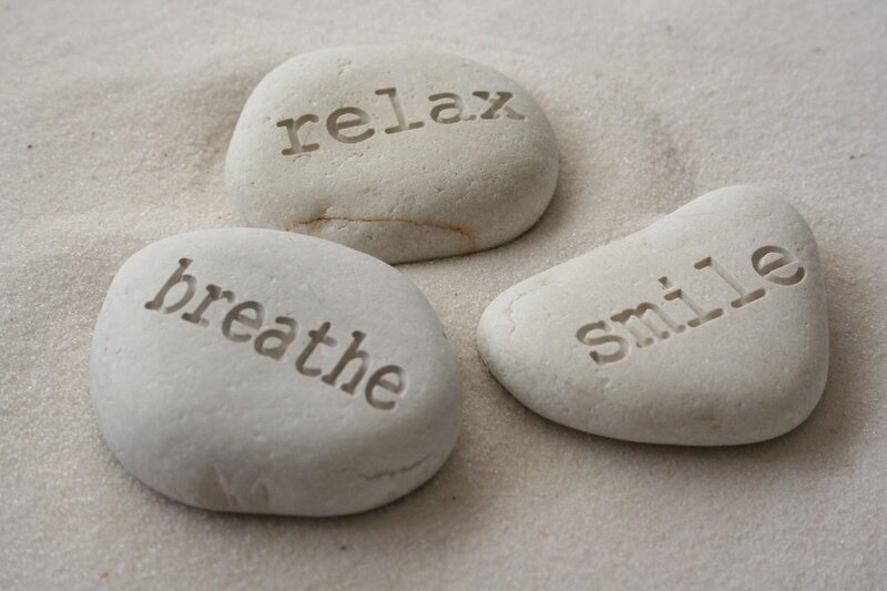Three Stones with Words
