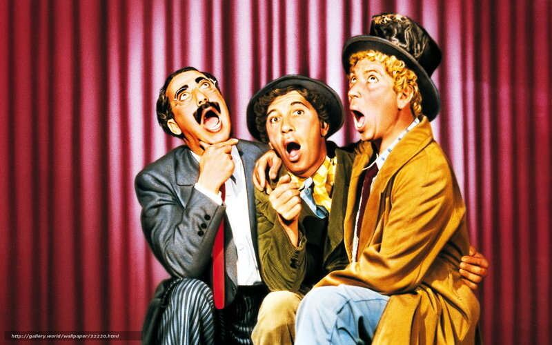 Three Stooges on stage