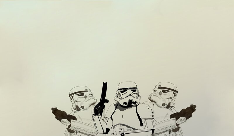 Three Stormtroopers