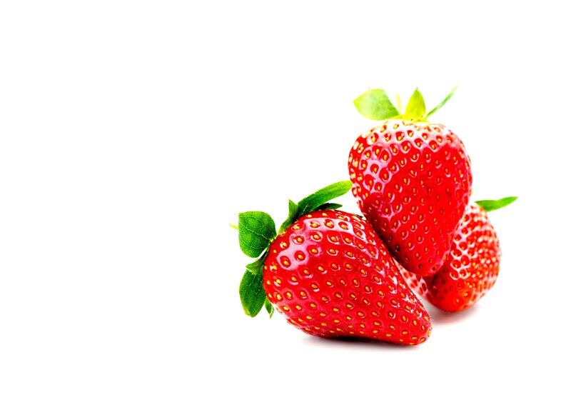 Three Strawberries