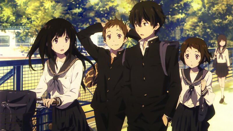 Three Students and a Girl