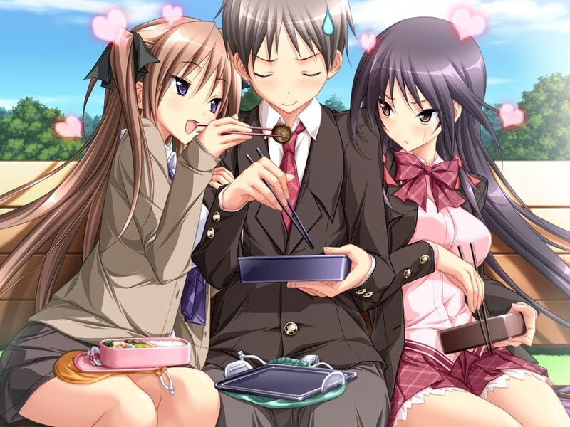 Three Students Eating Lunch