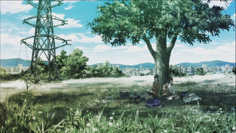 Three Students under a Tree