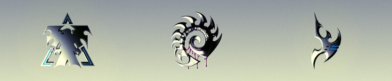 Three Stylized Logos