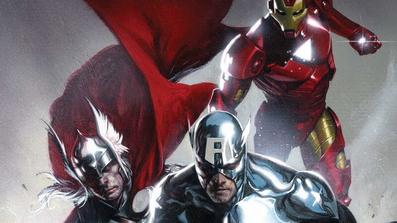 Three Superheroes in Armor — Red