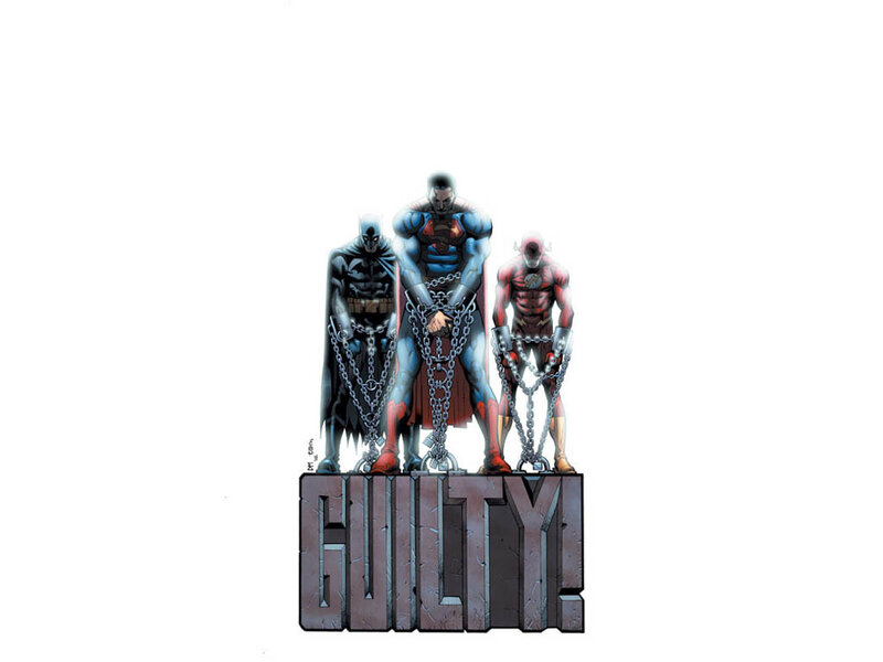 Three Superheroes in Chains