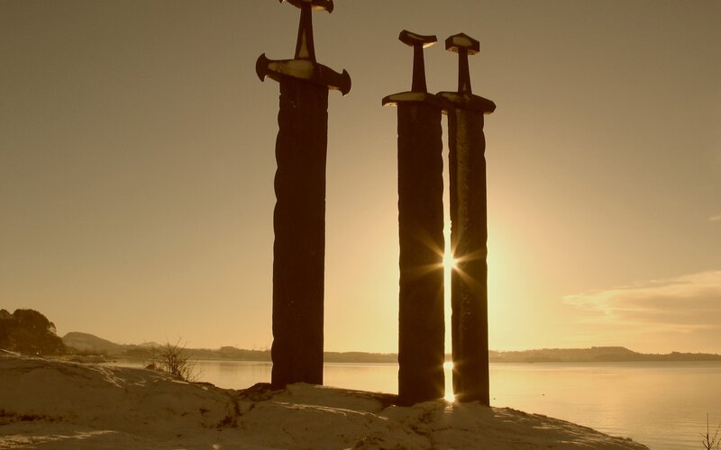 Three Swords in Snow