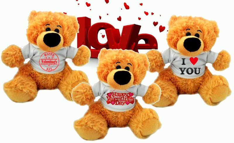 Three Teddy Bears — Brown, Festive, Digital Art