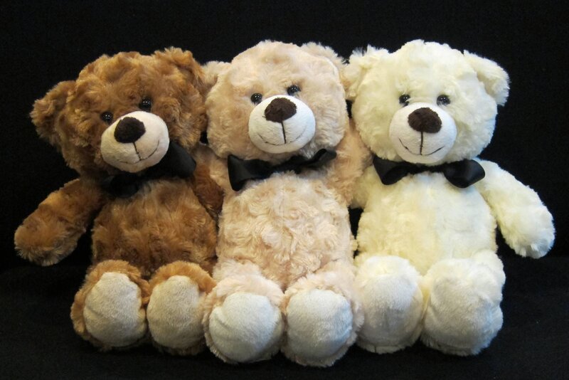 Three Teddy Bears — Brown, Neutral