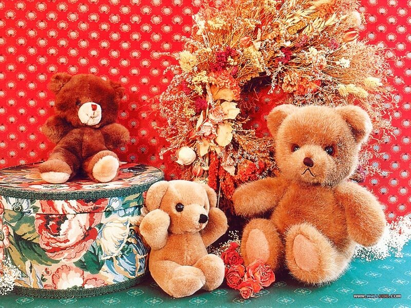 Three Teddy Bears