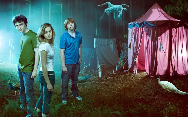 Three Teenagers in Forest