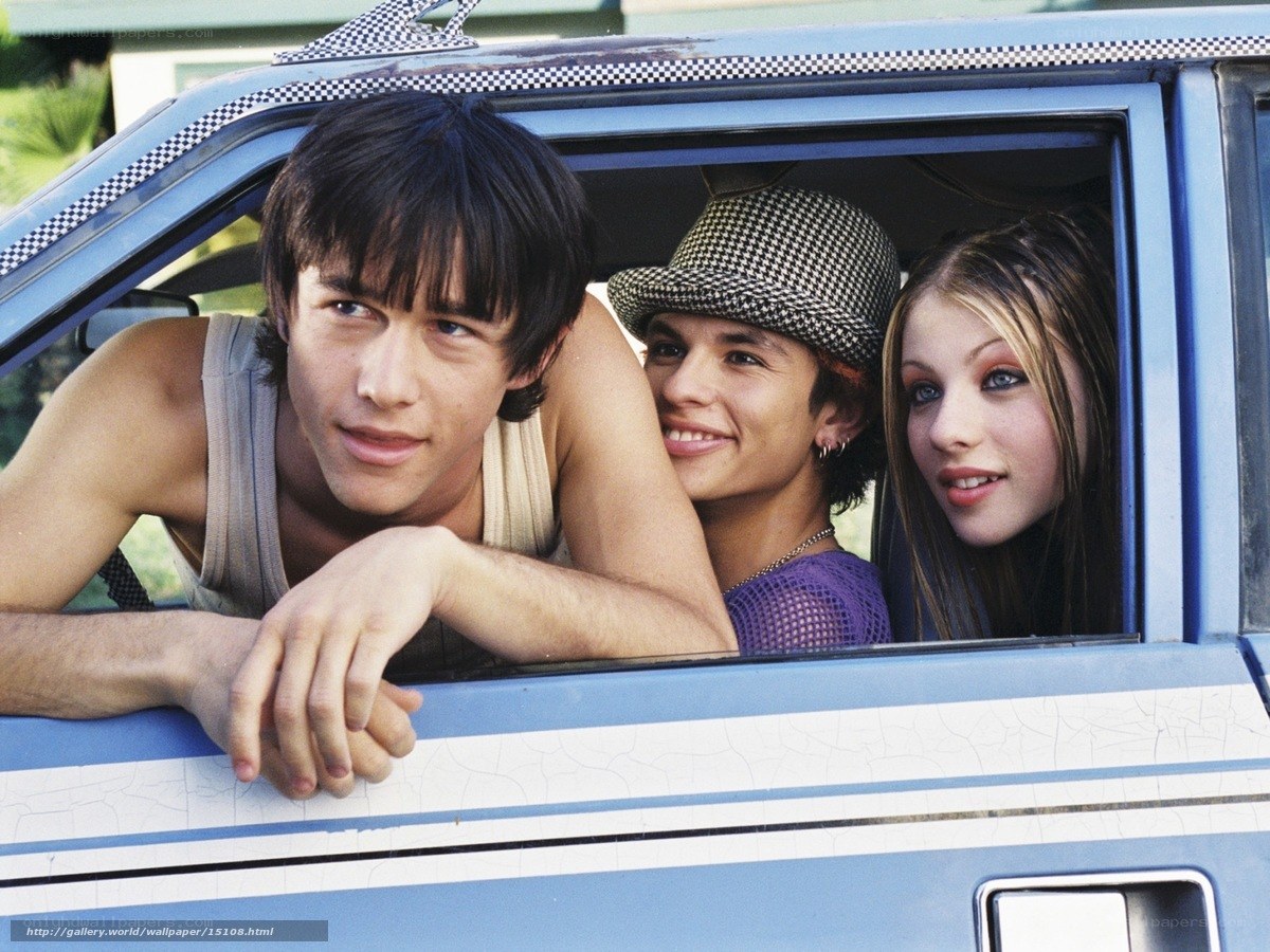 three teens in a car