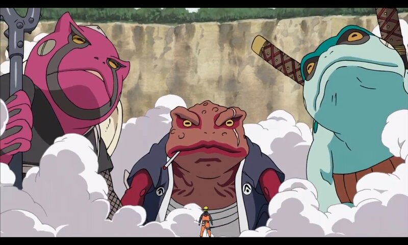 Three Toads in Clouds — Gray