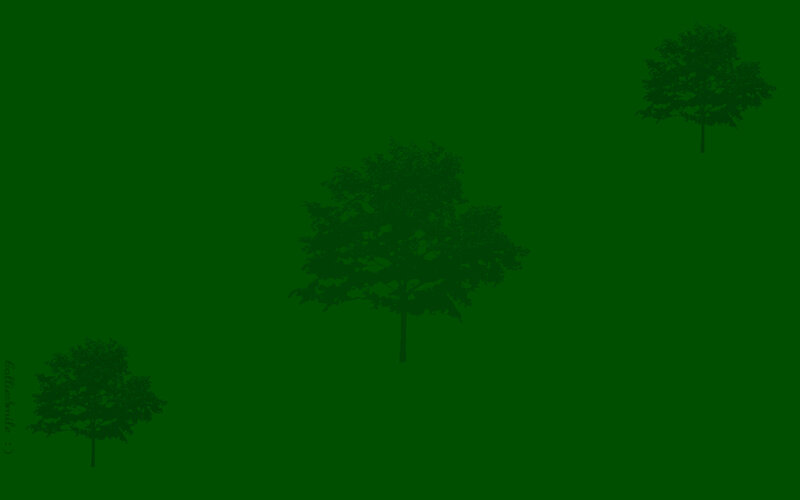 Three Trees on Green