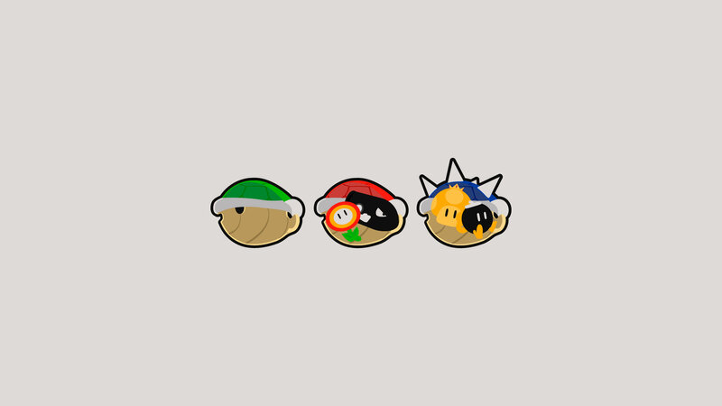 Three Turtle Characters — Beige