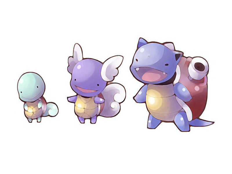Three Turtle-like Creatures — Purple