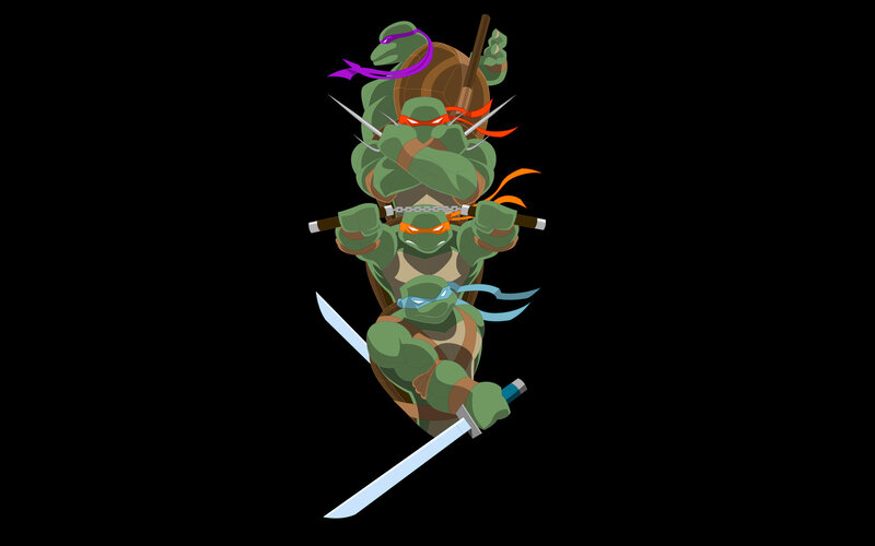 Three Turtle Ninjas