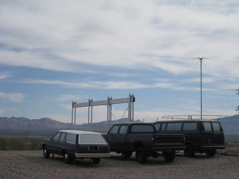 Three Vehicles at a Site