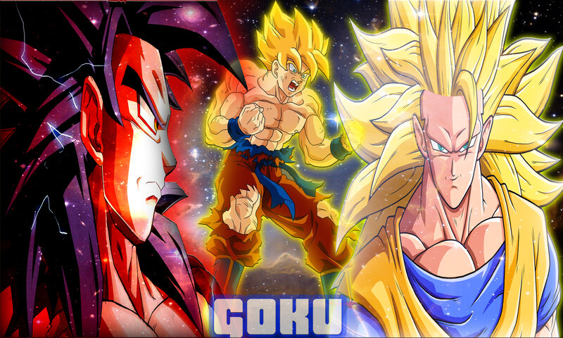 Three Versions of Goku