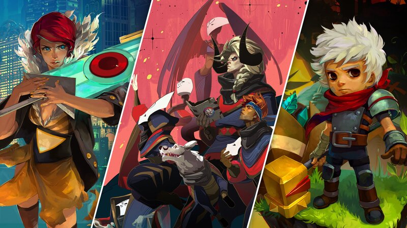 Three Video Game Characters — Red, Dramatic